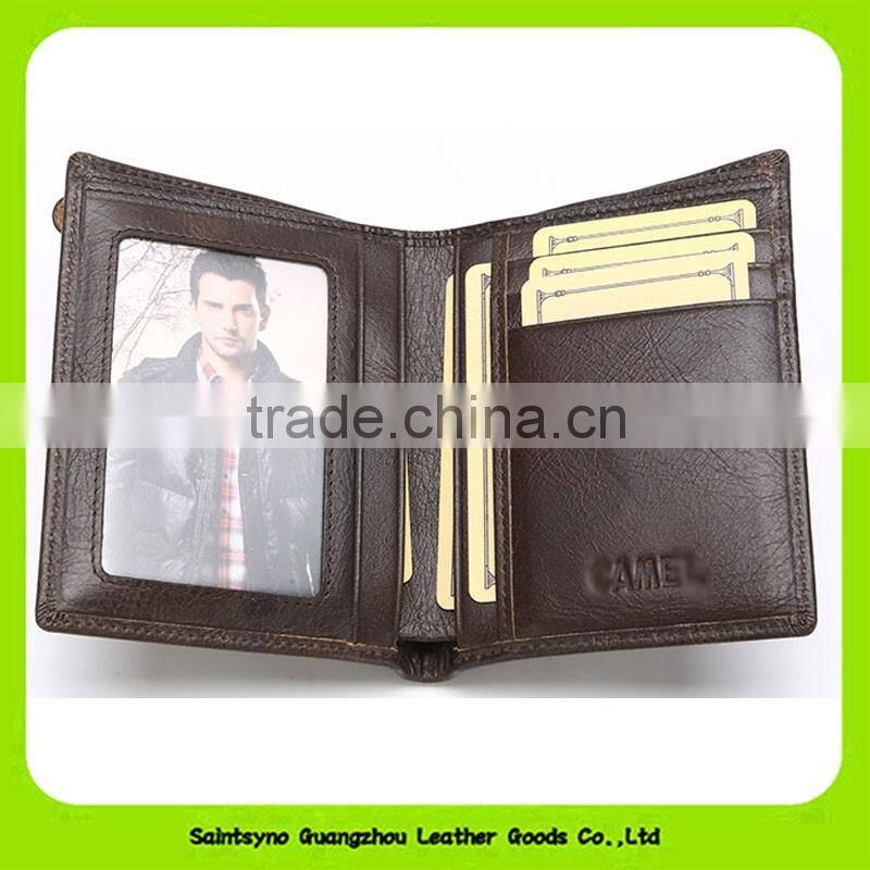 16902 Best workmanship men leather wallet manufacturer