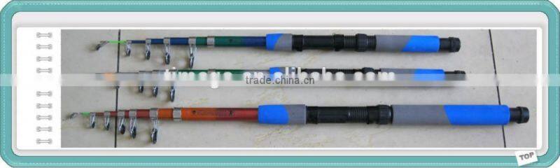 China Manufacturers Telescopic Fiber Glass Fishing Rod