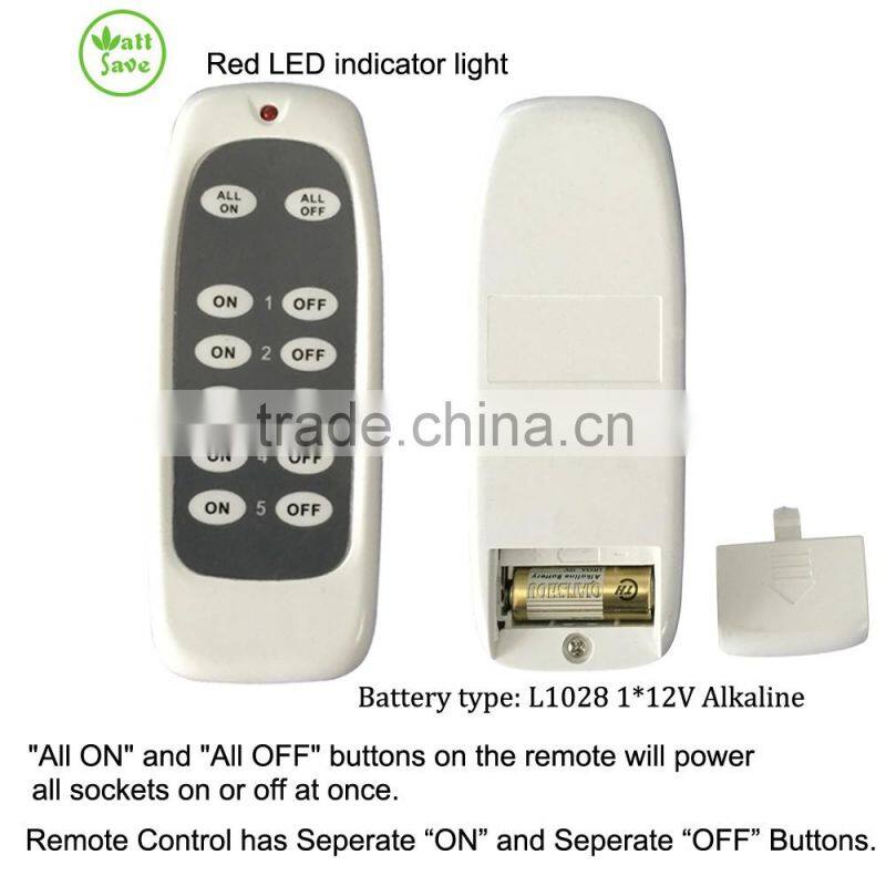 RF Smart Wireless Electric Socket Switch Set EU Plug K21 2+1