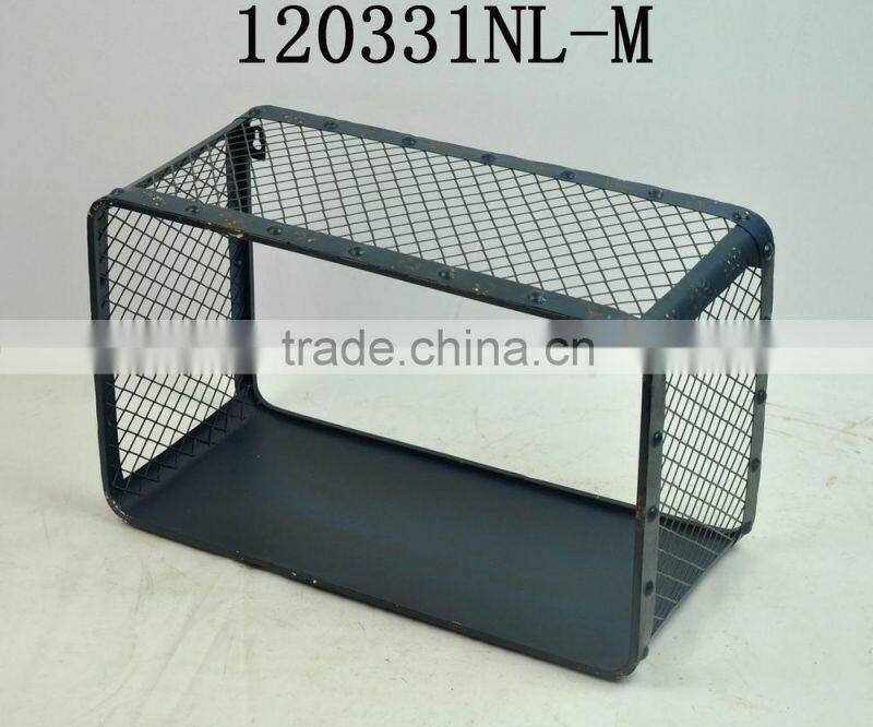 French decorative shelf antique storage wall cube