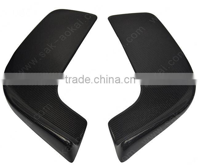 Canard Wing C style universal carbon fiber lip splitter