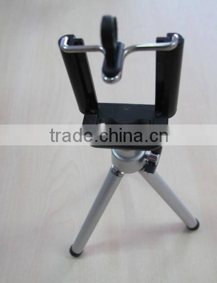 Black Metallic Flexible and Portable Tripod Stand Holder phone holder