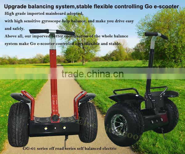 Factory outlet 2 wheel stand up electric chariot x2