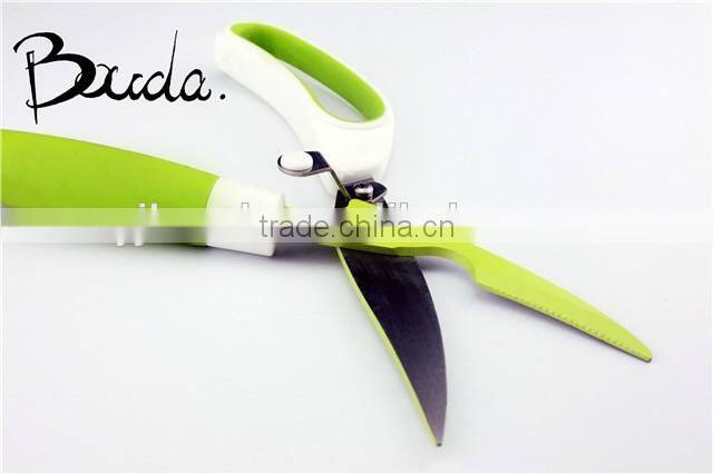 Strong blade stainless steel chicken bone scissors/ kitchen scissors BD-1625