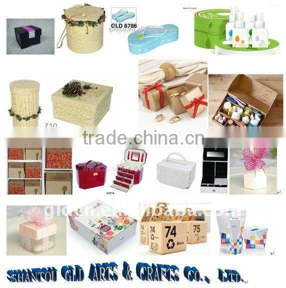 Hand made leather gift basket