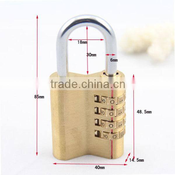 2015 New Design High Quality Digital Brass Padlock With Combination Lock