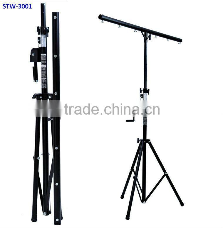 Hot sell 3m crank handle tripod light stand load 60kg heavy duty metal display stand