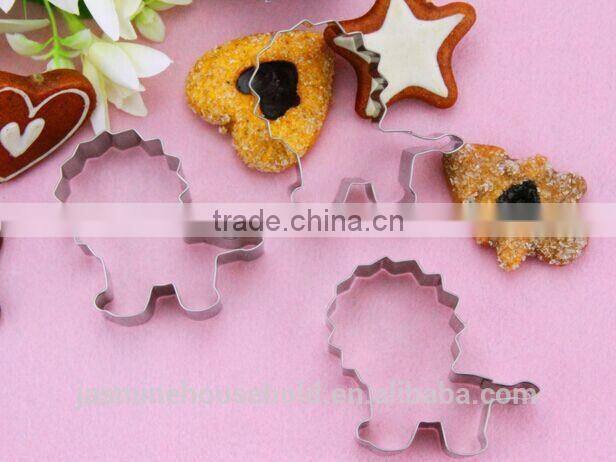 2015 Popular DIY Creative design Animal Shaped Stainless steel cookie cutters for Cakes and Bisciuts