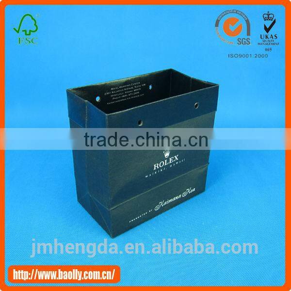 Easy Set-up CMYK White Paper Craft Bags With Beautiful Logo