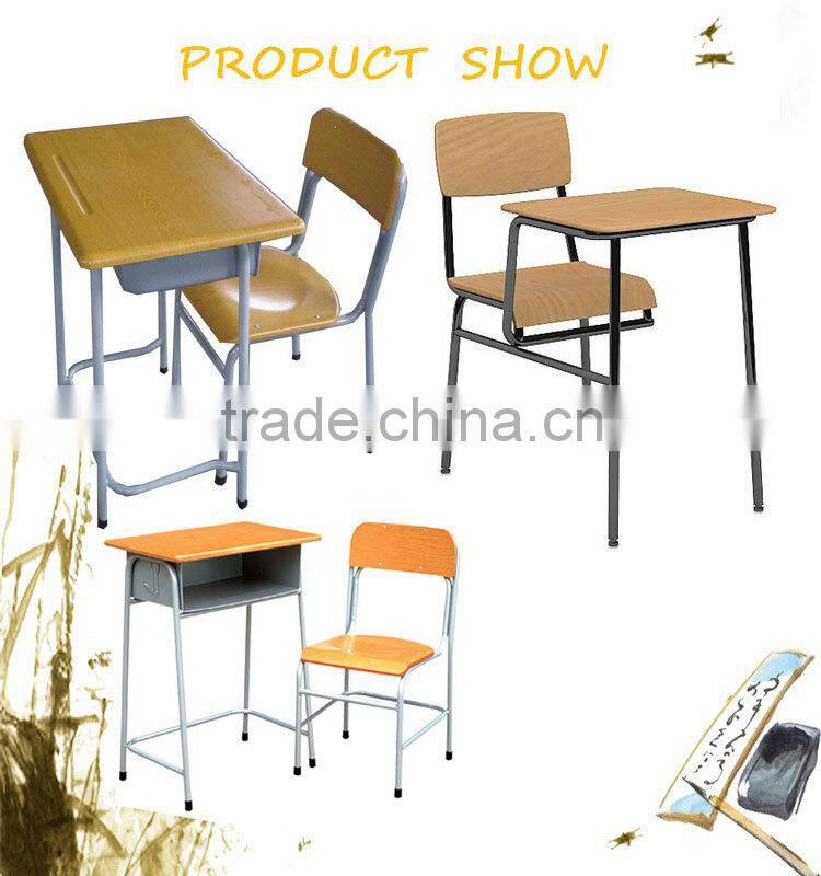 height adjustable office table desk metal school desk with chairs school furnture folding student chair desk