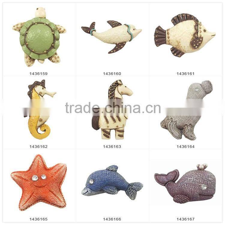 Resin Decoration Dolphin Fish Refrigerator Magnets