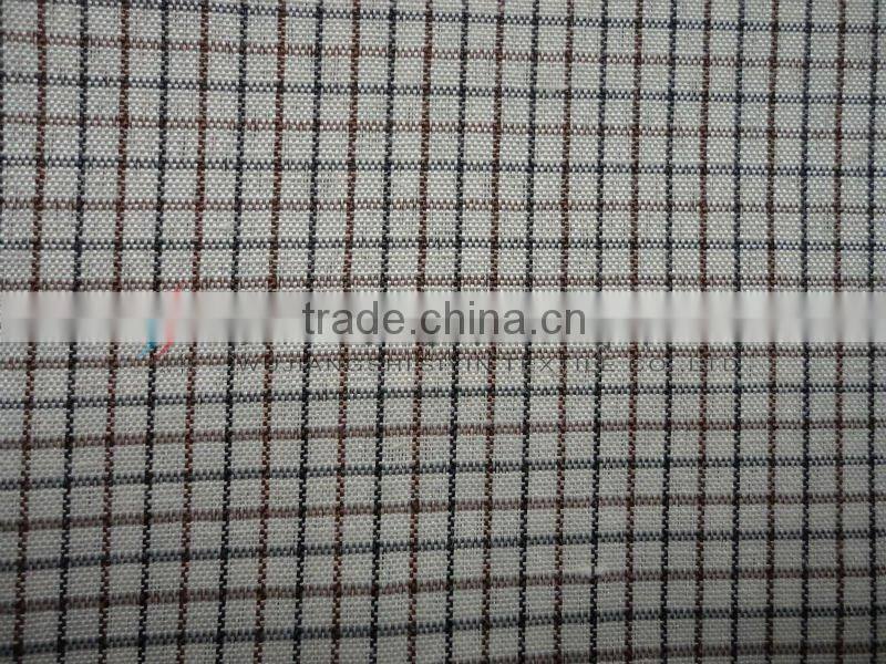 Yarn Dyed Check Stripe Style shirting Fabric