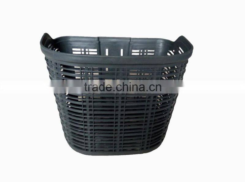 New bicycle bike basket black bicycle basket/front plastic bike baskets