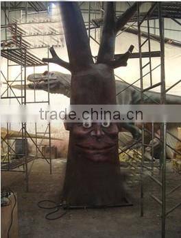 theme park animatronic talking tree for decoration