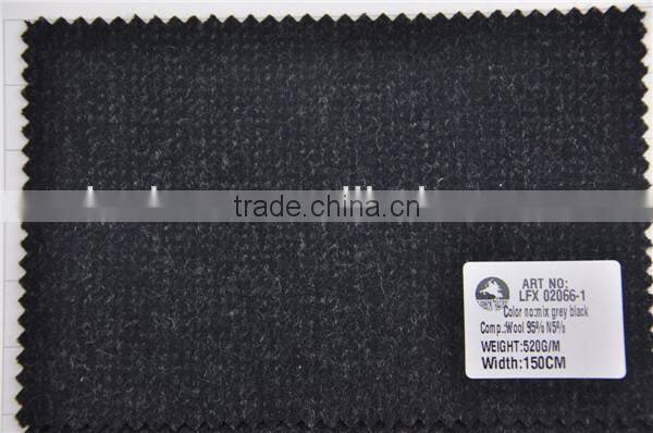 Wholesale high quality wool nylon woolen costume tweed fabric