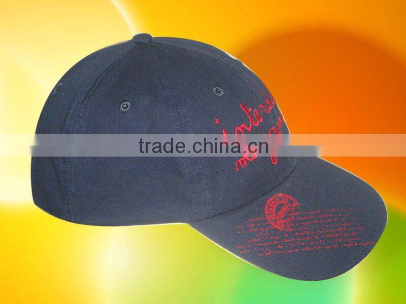 caps and t-shi logo with printing