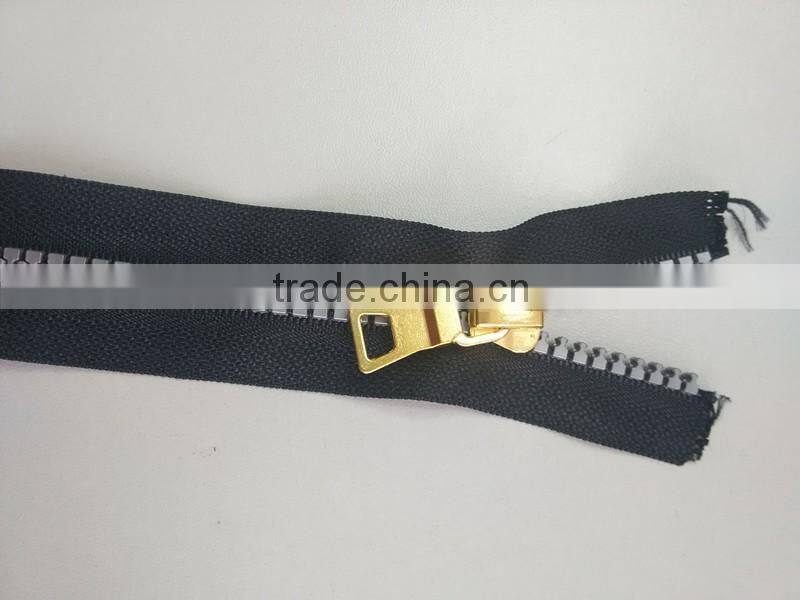 Eco-friendly metal brass zipper china supplier
