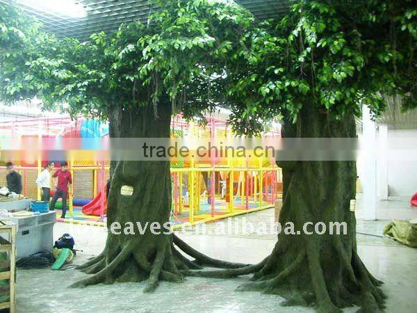 large customized wholesale outdoor decoration artificial banyan tree
