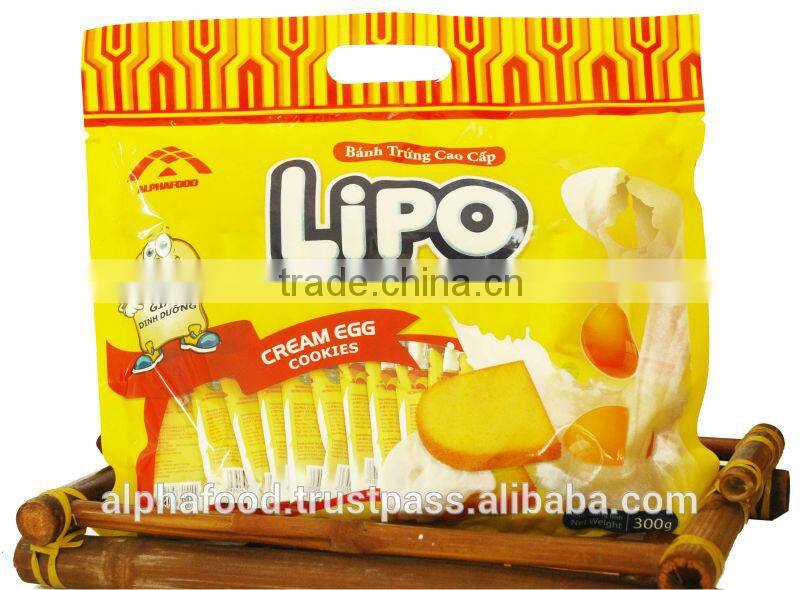LIPO Cream 300g/bag Egg Cookie