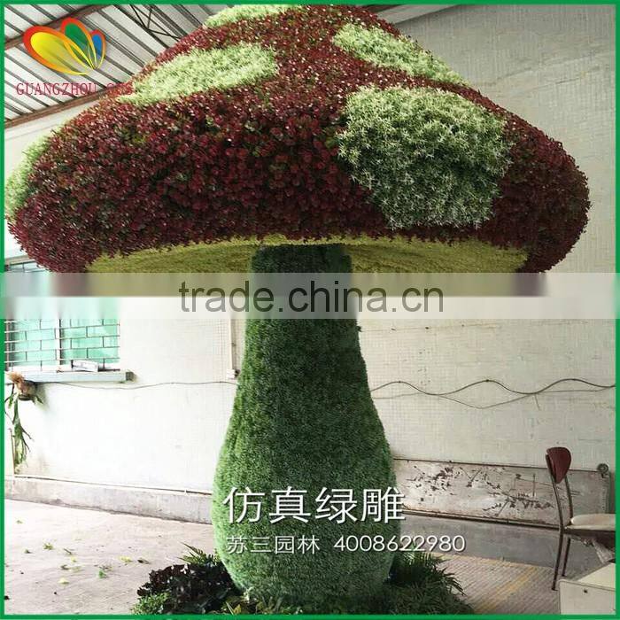 Guangzhou wholesale artificial cartoon topiary animals plastic artificial plants topiary animal