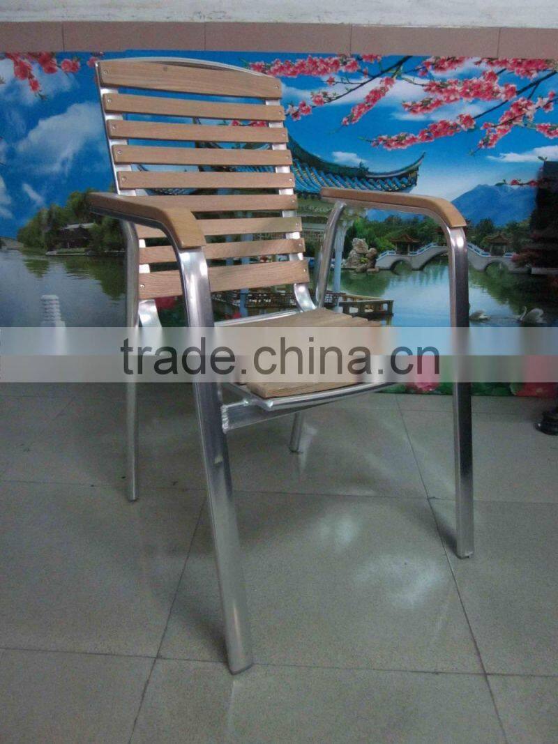 High back stacking wooden mental banquet party hotel chair YC094