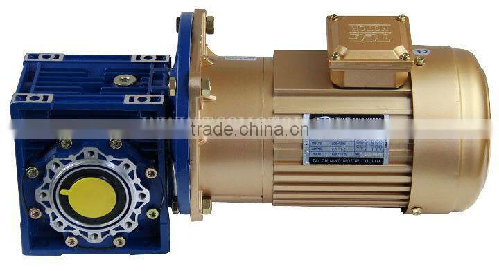 1/2HP 300RPM AC motor with worm gear NMRV series
