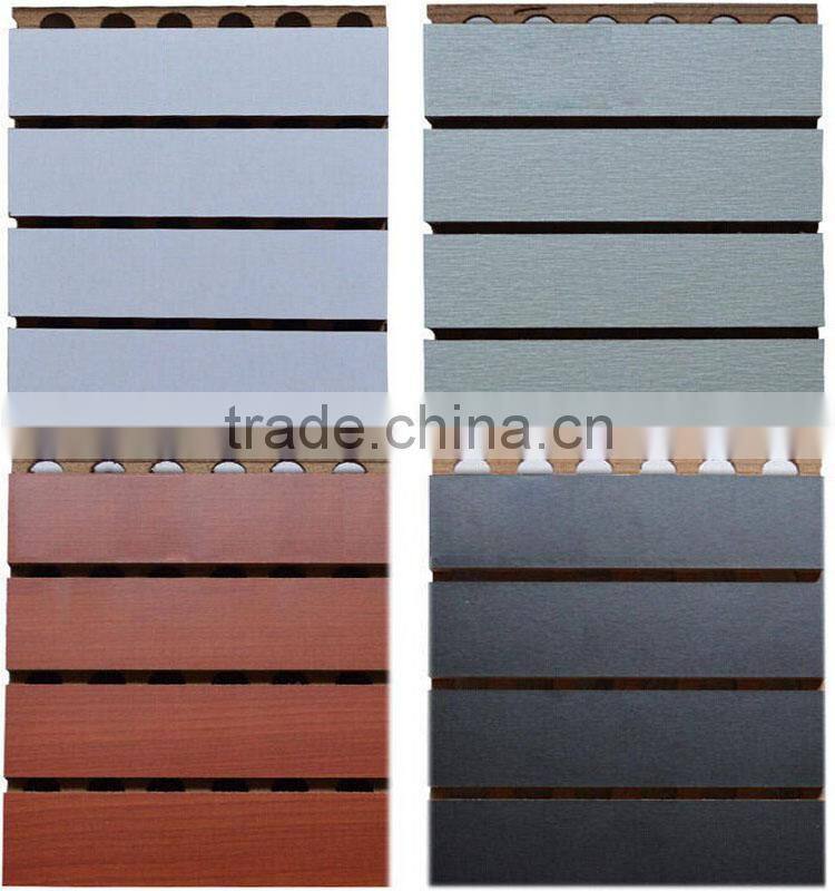 high quality sound absorbing board/perforated panel/acoustic mdf for decoration