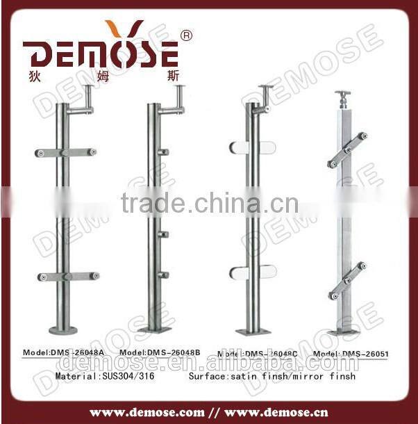 stainless steel fence post with deck railing post cover