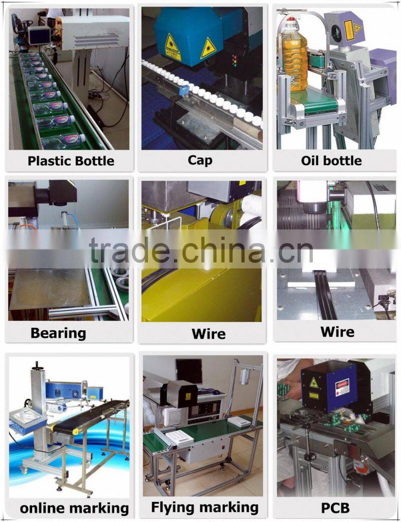 Computerized Inline Laser Marker Machine With Conveyor