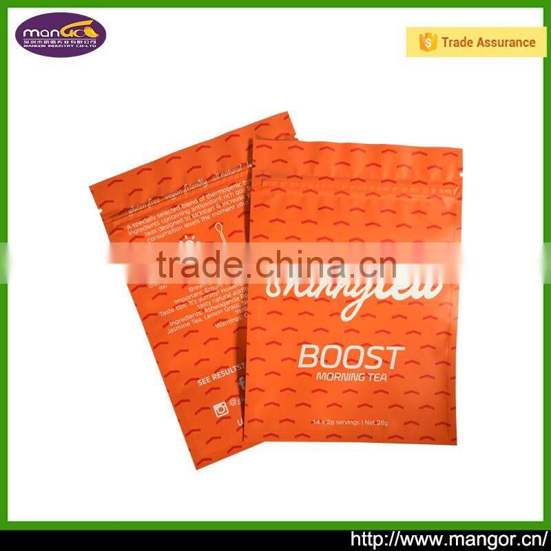 Security colorful printing zipper bag vivid gravure in stock