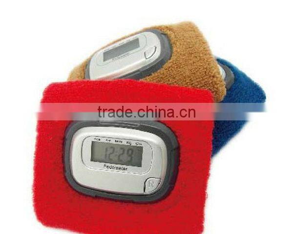 Digital Acrylon Wristband Pedometer with Time Display