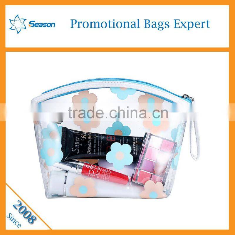 2016 hot sale wash bag clear makeup bag pvc cosmetic bag