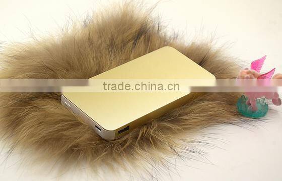 2016 Hot selling portable power bank 6500mAh with real capacity for smart phone