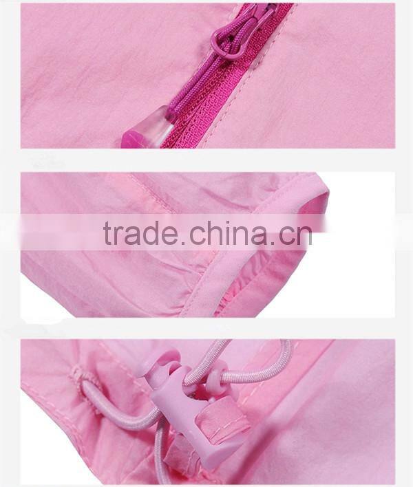 2015 Woman Light Windproof Skin Running Coat Jacket