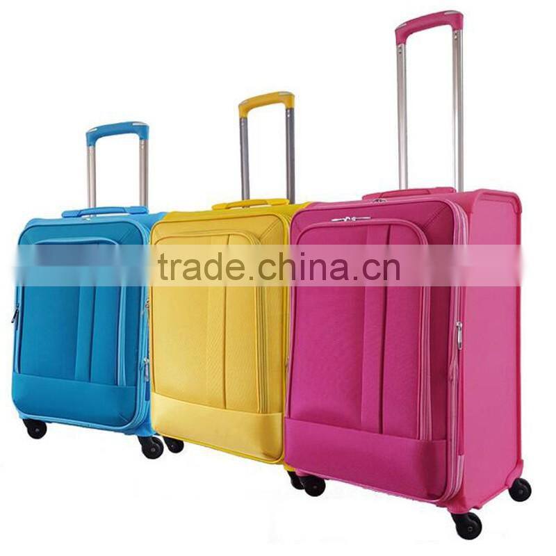 Packaging & Shipping leisure nylon design trolley luggage quality for interational market
