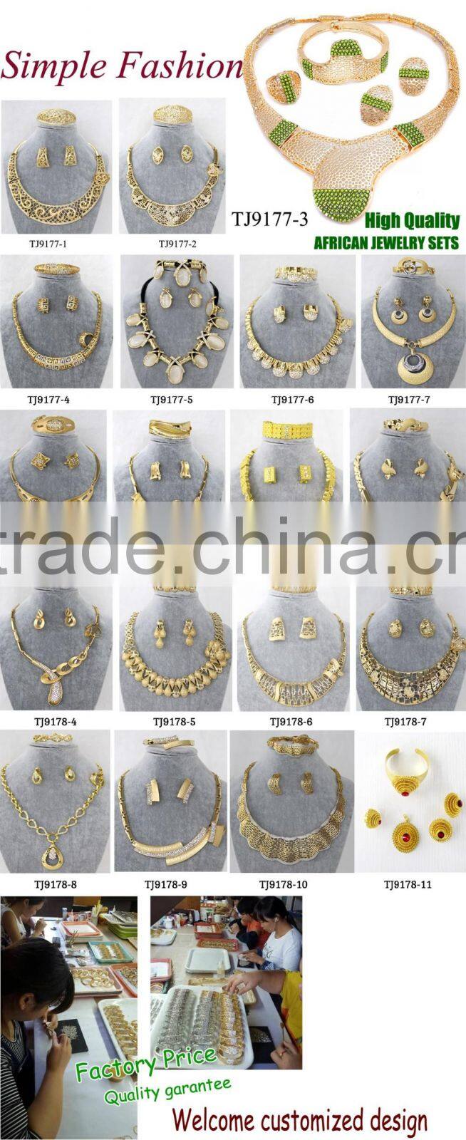 2016 Fashion jewelry display set for party/Beads jewelry set for ladies/New model jewelry set for Bride