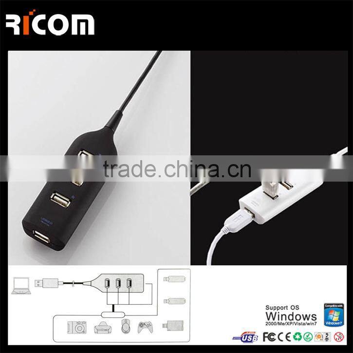 new design usb por hub,usb 2.0 4-port hub driver,usb charging hub--HUB-121--Shenzhen Ricom