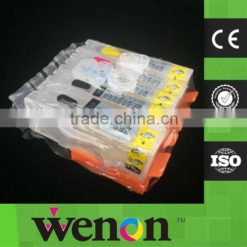 6 Color PGI-570 CLI-571 Refillable Cartridge With Chip For Canon PIXMA MG7750 MG7751 MG7752 MG7753 Inkjet Printer