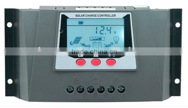 New JUTA PWM LCD 30A Solar Charge Controller with Time Control and Backlight