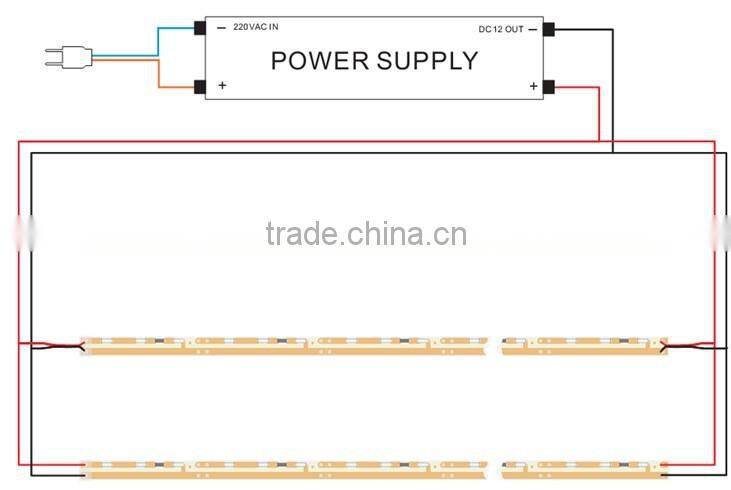 Side Emitting LED Strip Light, 335SMD, 60 LEDs/Meter, IP20 or IP65