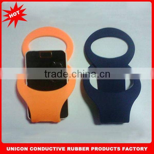 Hot sell wholesale cheap colorful silicone cell phone charger holder