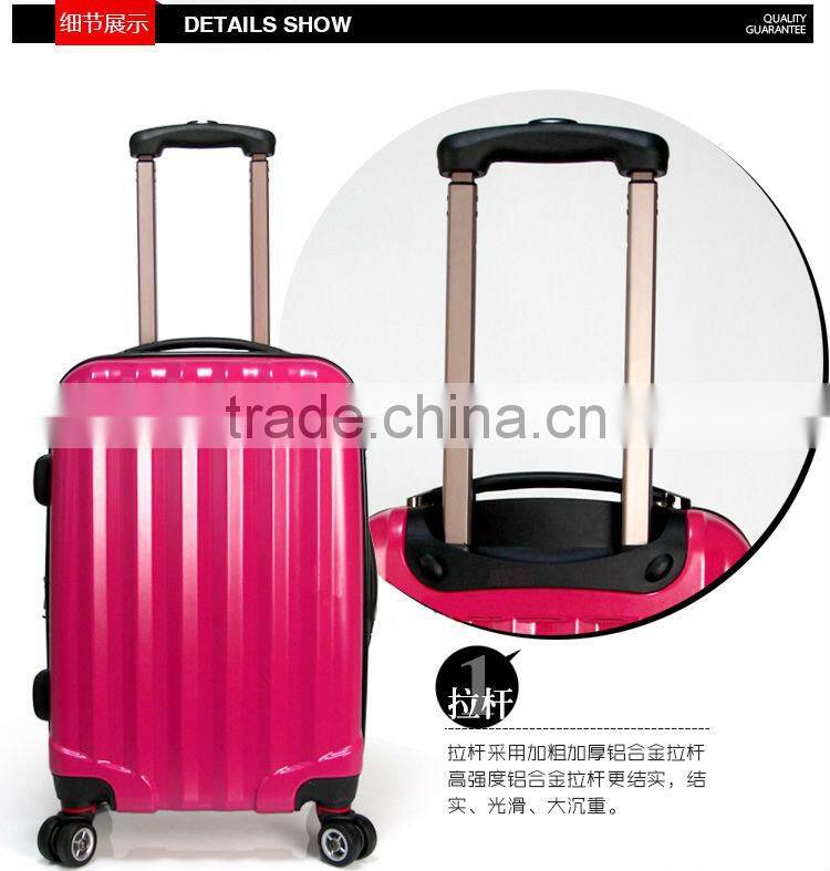 2014 china alibaba hot sale beautiful travel bag on wheels in full size