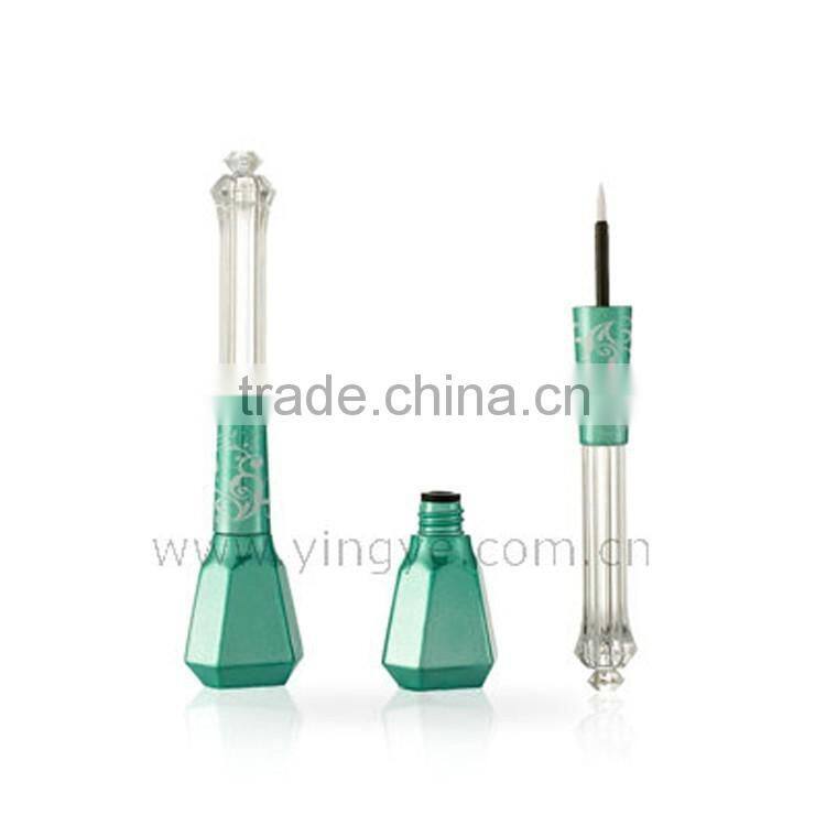 Shiny high quality plastic custom diamond eyeliner tube