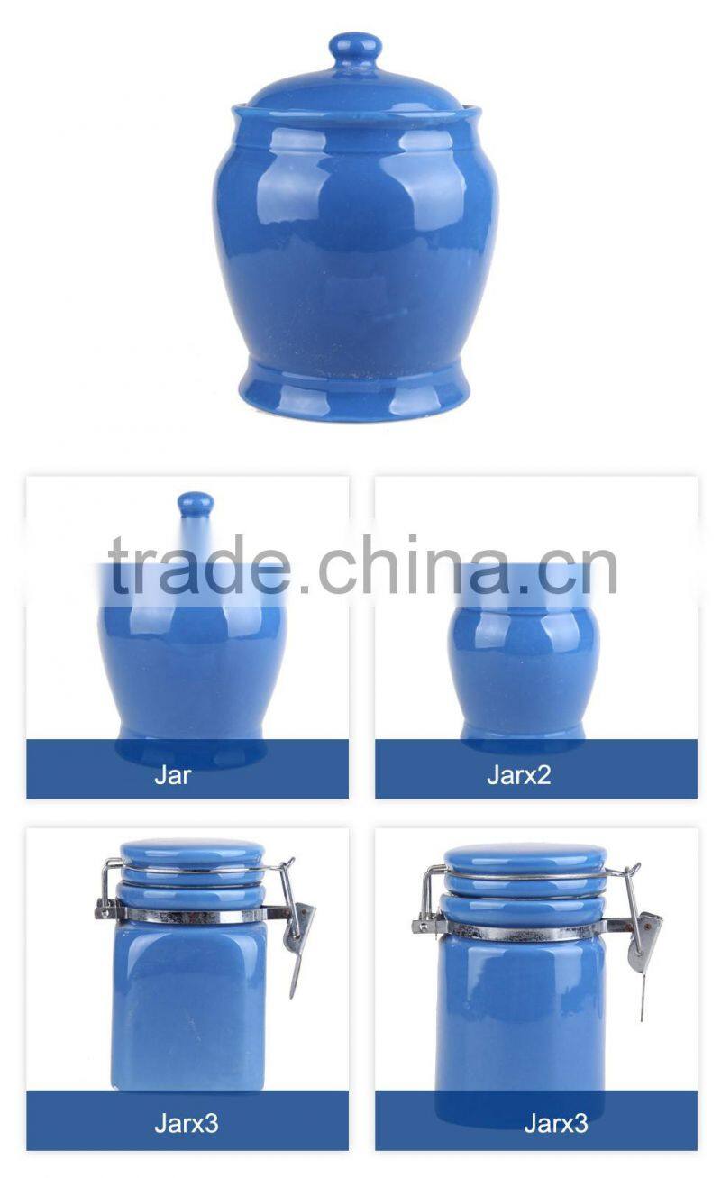 Eco-Friendly fashion classic storage biscuit ceramic jar