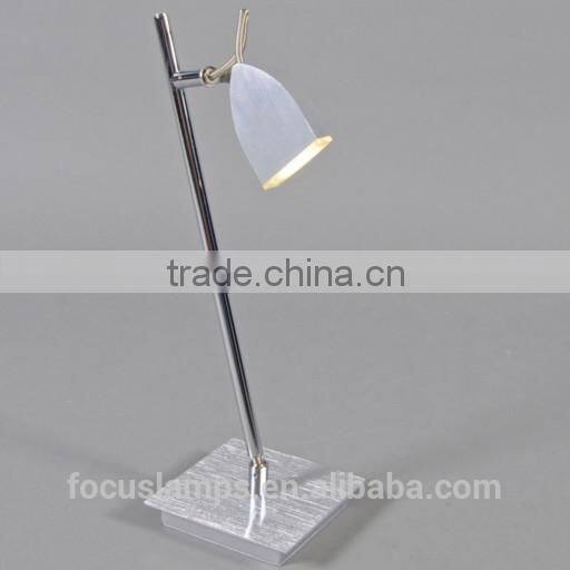 Aluminium with Chrome hotel table lamp FL-5011
