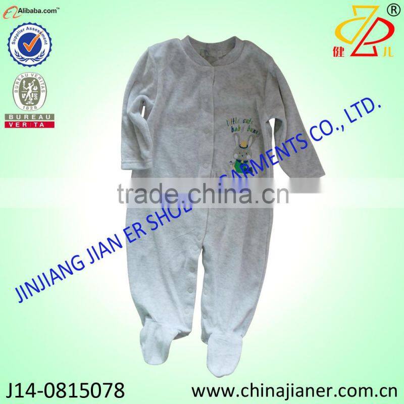 newest colored girl baby romper winter baby pajamas
