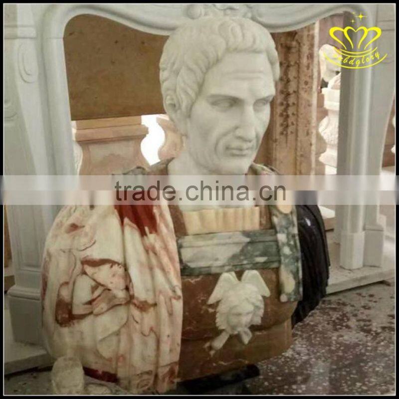 Western character statue Home Furnishing marble bust European indoor decoration