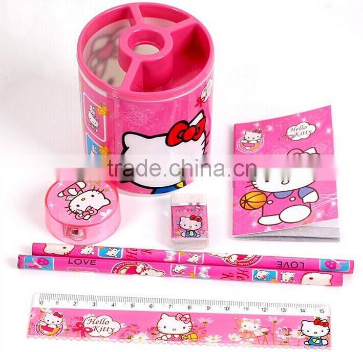 novelty colored carton kids stationery sets