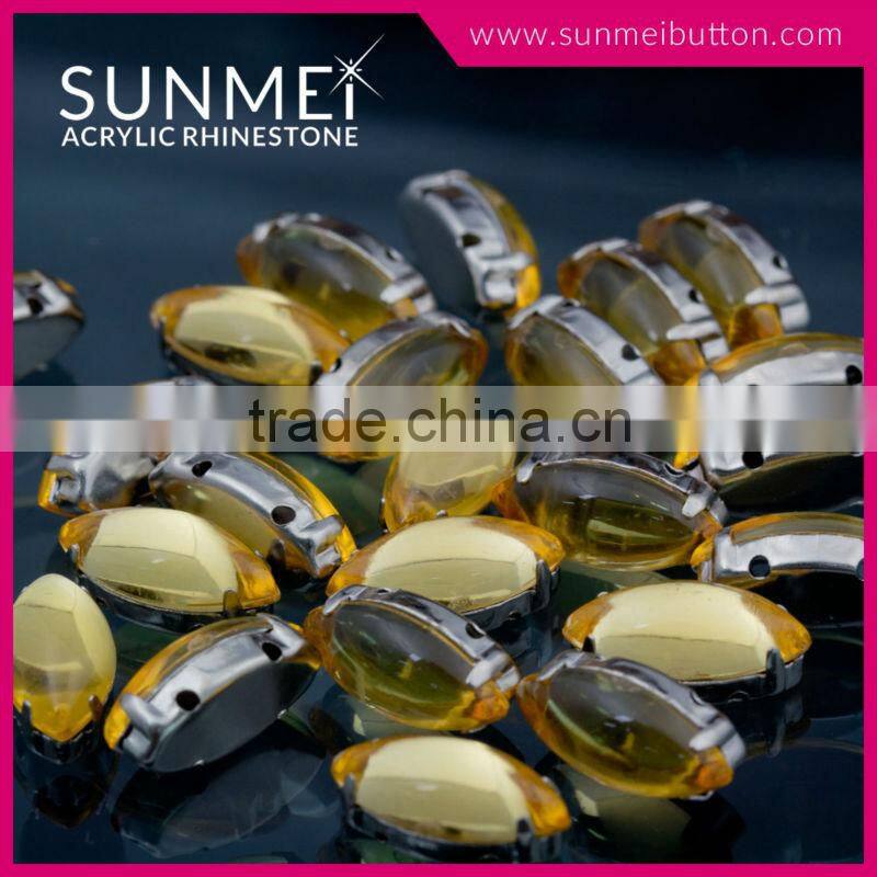 Marquise Shaped Rhinestone Trims for Shoes