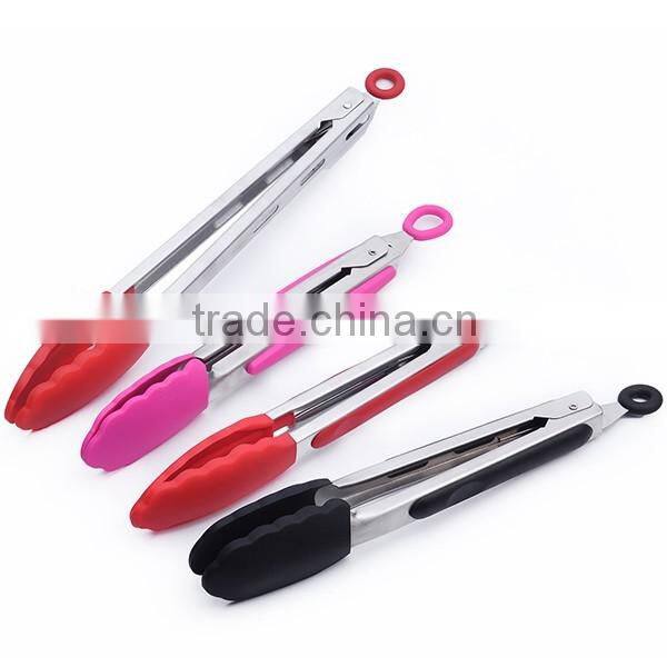 High Quality FDA Standard BPA Free Silicone Tong/ Silicone Food Serving Tong